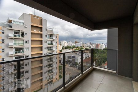 Varanda da Sala de apartamento à venda com 2 quartos, 57m² em Pinheiros, São Paulo