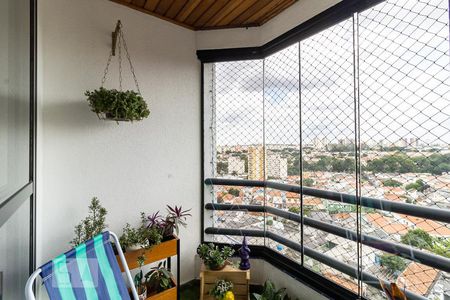 Varanda da Sala de apartamento à venda com 2 quartos, 60m² em Vila Brasílio Machado, São Paulo