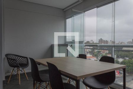 Cozinha / Varanda de kitnet/studio para alugar com 1 quarto, 42m² em Centro, São Bernardo do Campo