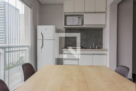 Cozinha / Varanda de kitnet/studio para alugar com 1 quarto, 42m² em Centro, São Bernardo do Campo