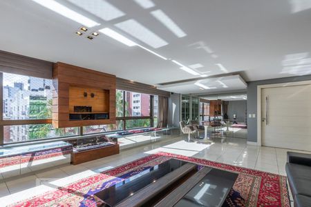 Sala de apartamento à venda com 4 quartos, 178m² em Petrópolis, Porto Alegre