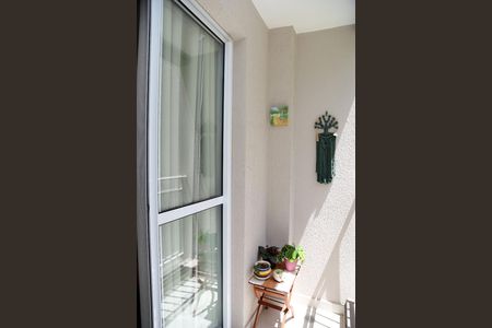 Varanda da Sala de apartamento à venda com 2 quartos, 47m² em Jardim Monte Alegre, Taboão da Serra