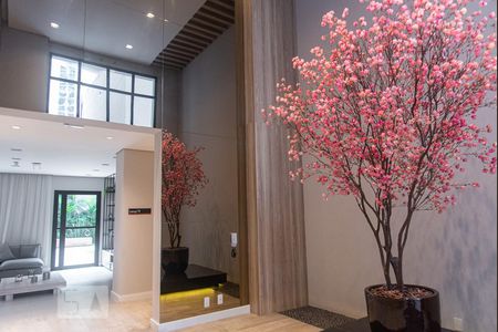 Hall de entrada de kitnet/studio para alugar com 1 quarto, 27m² em Liberdade, São Paulo