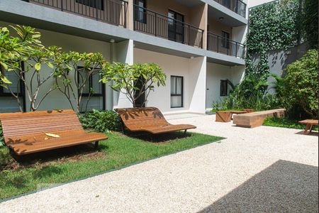 Área comum de kitnet/studio para alugar com 1 quarto, 27m² em Liberdade, São Paulo