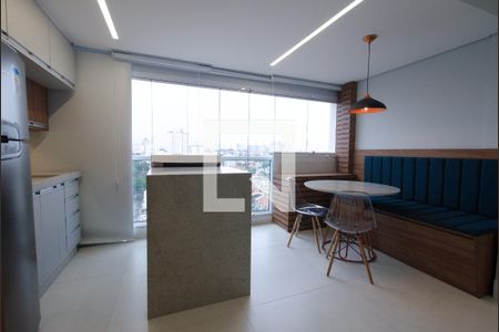 Varanda/Cozinha de kitnet/studio para alugar com 1 quarto, 36m² em Vila Mariana, São Paulo