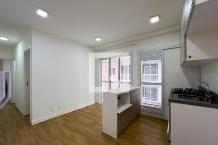 Sala e cozinha de apartamento para alugar com 2 quartos, 47m² em Vila Mariana, São Paulo