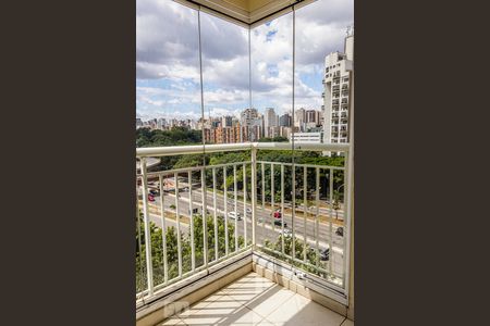 Varanda da Sala de apartamento para alugar com 2 quartos, 57m² em Vila Clementino, São Paulo