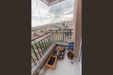 Varanda Suíte de apartamento para alugar com 3 quartos, 97m² em Parque Bandeirante, Santo André