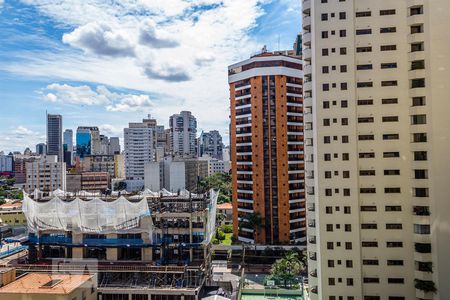 Vista da Varanda de apartamento à venda com 1 quarto, 35m² em Vila Nova Conceição, São Paulo