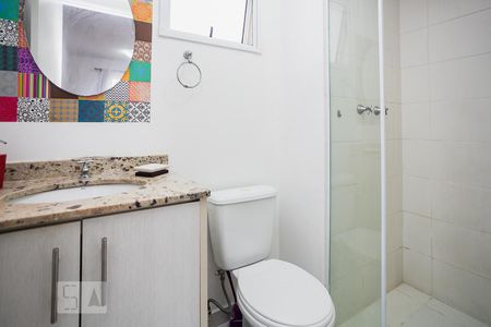 Apartamento à venda com 56m², 2 quartos e 1 vaga Apartamento à venda com 56m², 2 quartos e 1 vagaBanheiro da suíte