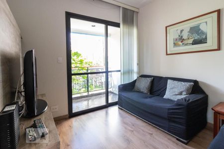 Sala de Estar de apartamento à venda com 2 quartos, 60m² em Pinheiros, São Paulo