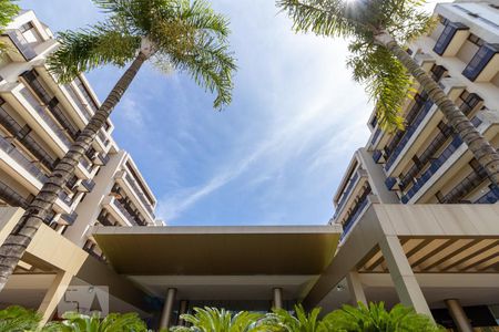 Apartamento para alugar com 26m², 1 quarto e 1 vaga Apartamento para alugar com 26m², 1 quarto e 1 vagaFachada