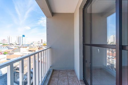 Varanda da Sala de apartamento à venda com 2 quartos, 65m² em Vila Vilma, Santo André
