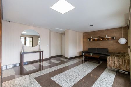 Hall de entrada do prédio de apartamento à venda com 4 quartos, 134m² em Vila Progresso, Guarulhos