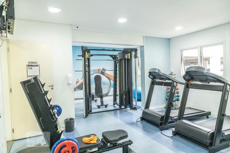 Apartamento para alugar com 35m², 1 quarto e 1 vaga Apartamento para alugar com 35m², 1 quarto e 1 vagaÁrea comum - Academia