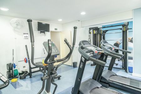 Apartamento para alugar com 35m², 1 quarto e 1 vaga Apartamento para alugar com 35m², 1 quarto e 1 vagaÁrea comum - Academia