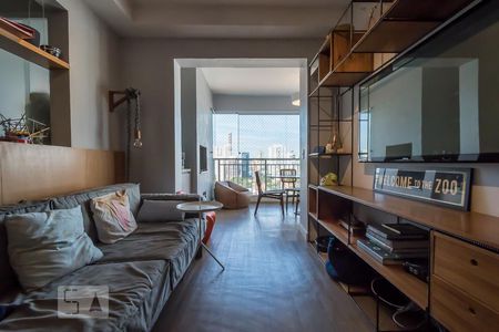 Sala de apartamento à venda com 2 quartos, 67m² em Brooklin Paulista, São Paulo