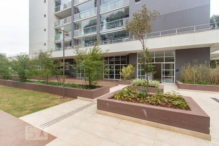 Área comum - Jardim  de kitnet/studio para alugar com 1 quarto, 35m² em Real Parque, São Paulo