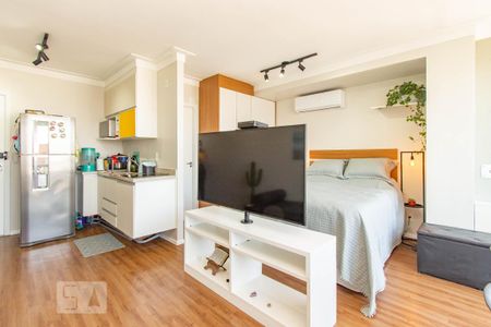 Suite - Sala  de kitnet/studio para alugar com 1 quarto, 35m² em Real Parque, São Paulo