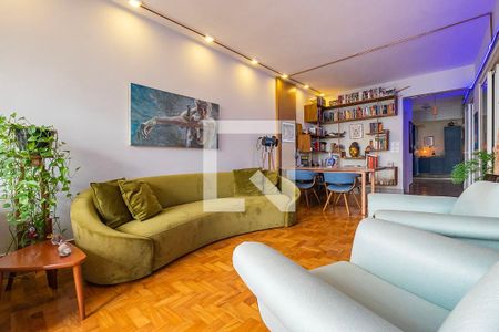 Sala de apartamento para alugar com 3 quartos, 115m² em Cerqueira César, São Paulo