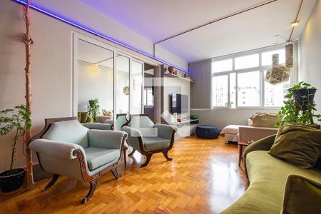Sala de apartamento para alugar com 3 quartos, 115m² em Cerqueira César, São Paulo