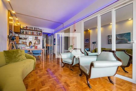 Sala de apartamento para alugar com 3 quartos, 115m² em Cerqueira César, São Paulo
