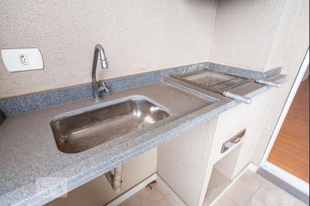 Pia e Churrasqueira de apartamento para alugar com 2 quartos, 80m² em Campestre, Santo André