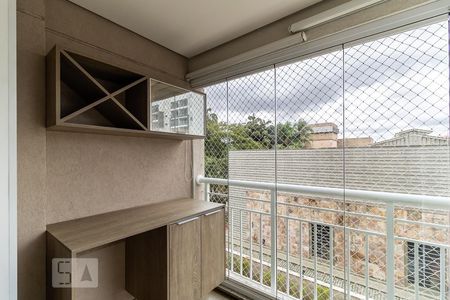 Varanda da Sala de apartamento à venda com 2 quartos, 63m² em Vila Vera, São Paulo