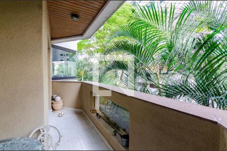 Varanda da Sala de apartamento à venda com 3 quartos, 130m² em Jardim das Acácias, São Paulo