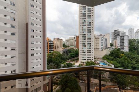 Varanda da Sala de apartamento à venda com 1 quarto, 49m² em Jardim Ampliacao, São Paulo