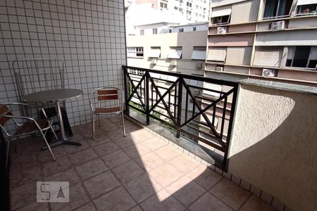 Varanda da Sala de apartamento para alugar com 1 quarto, 64m² em Flamengo, Rio de Janeiro