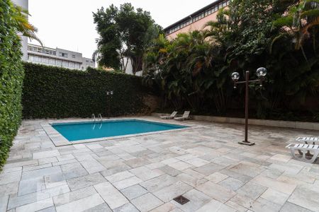 Área comum - Piscina de apartamento para alugar com 1 quarto, 64m² em Pinheiros, São Paulo