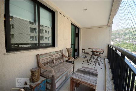 Varanda da Sala de apartamento para alugar com 3 quartos, 89m² em Vital Brasil, Niterói