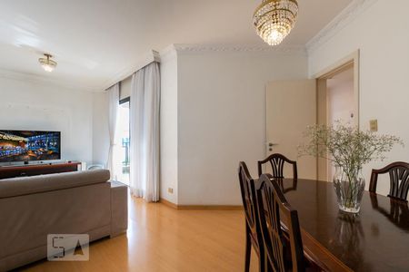 Sala de apartamento para alugar com 3 quartos, 112m² em Indianópolis, São Paulo