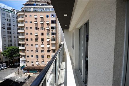 Varanda da Sala de apartamento à venda com 1 quarto, 45m² em Centro, Rio de Janeiro