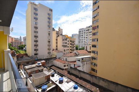 Varanda da Sala de apartamento à venda com 1 quarto, 45m² em Centro, Rio de Janeiro