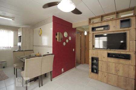 Sala de apartamento para alugar com 2 quartos, 42m² em Estância Velha, Canoas