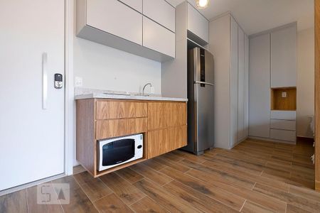 Sala/Cozinha de kitnet/studio para alugar com 1 quarto, 36m² em Pinheiros, São Paulo