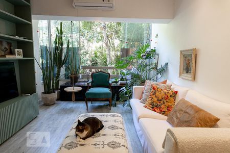 Sala de apartamento para alugar com 2 quartos, 84m² em São Conrado, Rio de Janeiro