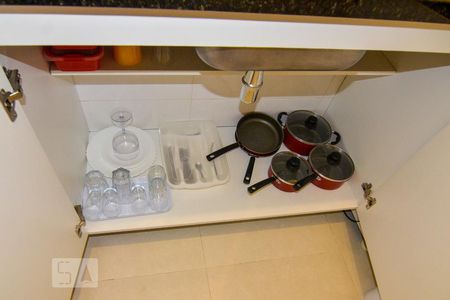 Studio à venda com 35m², 1 quarto e sem vagaCozinha