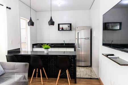 Sala/Cozinha de kitnet/studio para alugar com 1 quarto, 50m² em Jaraguá, Belo Horizonte