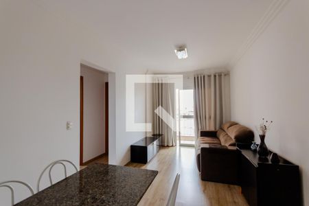 Sala de apartamento para alugar com 2 quartos, 72m² em Vila Príncipe de Gales, Santo André