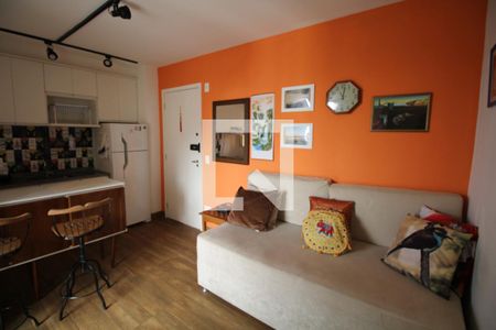 Sala de apartamento para alugar com 1 quarto, 28m² em Sé, São Paulo