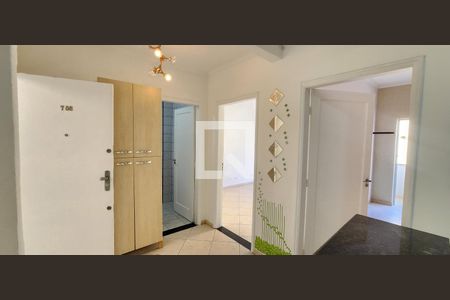 Detalhe Sala de apartamento para alugar com 2 quartos, 58m² em Boqueirão, Santos