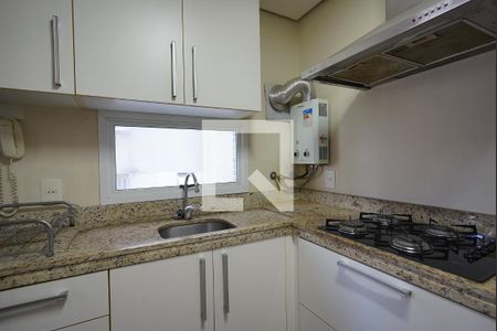 Sala/cozinha de apartamento para alugar com 1 quarto, 50m² em Centro, Florianópolis