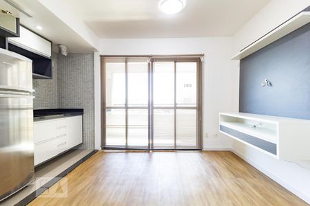 Sala de apartamento à venda com 1 quarto, 43m² em Brooklin, São Paulo