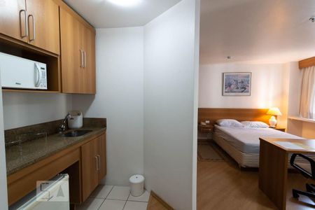 Studio para alugar com 23m², 1 quarto e 1 vaga Studio para alugar com 23m², 1 quarto e 1 vagaCozinha