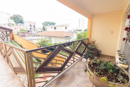 Varanda da Sala de casa à venda com 4 quartos, 329m² em Vila Curuca, Santo André