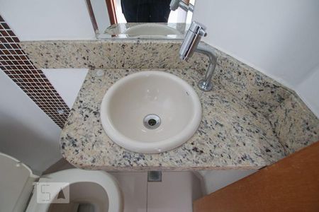 Apartamento para alugar com 36m², 1 quarto e 1 vagaDetalhe do Lavabo - Pia
