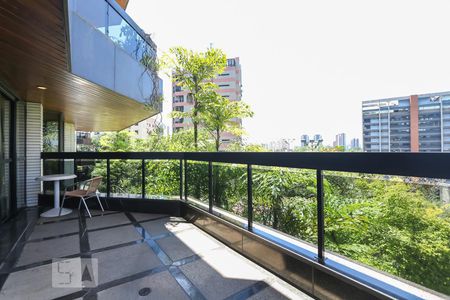 Varanda da sala de apartamento à venda com 4 quartos, 305m² em Vila Andrade, São Paulo